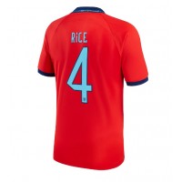 Fotbalové Dres Anglie Declan Rice #4 Venkovní MS 2022 Krátký Rukáv